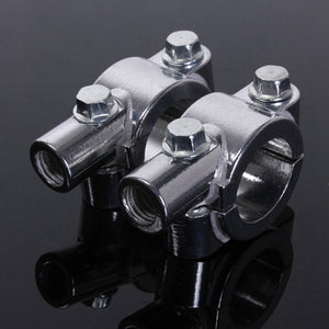 23mm Motorcycle Handlebar 8mm or 10mm Thread Mirror Holder Clamp Adaptor