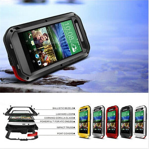 Aluminum Metal Waterproof Shockproof Dustproof Case For HTC E8