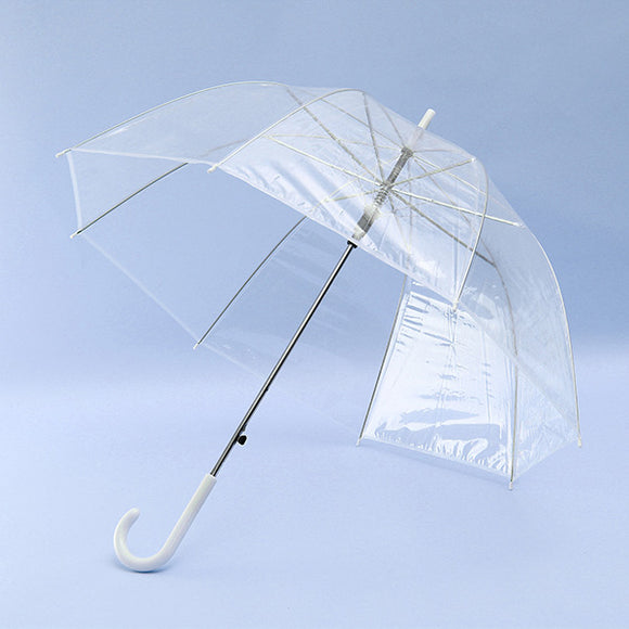 Clear Dome See Through Long Handle Transparent Umbrella