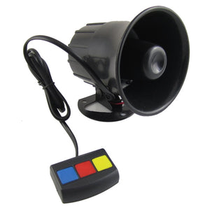 30W 3 Sounds Motorcycle Auto Car Alarm Horn Alarm Siren