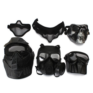 Protective Safety Mask For Paintball Airsoft Game Motorcycle CS Military Shooting Tactical 6 Styles