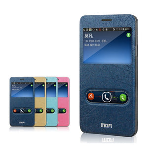 Mofi Hui Series Window Pu Leather Case For Coolpad F2 8675