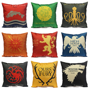 Honana WX-118 Thrones Games Pillow Case Throw Car Sofa Seat Cushion Cover