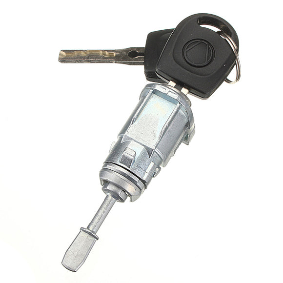 2 Keys Complete Door Lock Set Front Right OFS Driver Side For VW