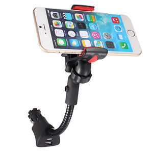 USB Car Cigarette Lighter Charger Clip Mount Holder For iPhone Samsung