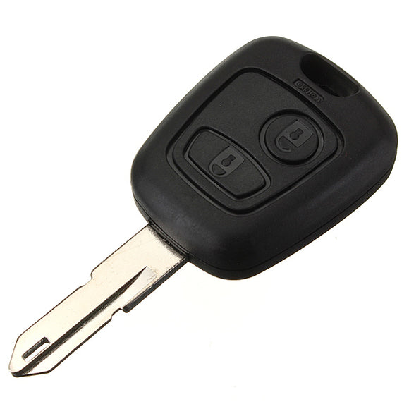 433MHz 2 Button Remote Key Fob Blade With ID45 For PEUGEOT 206