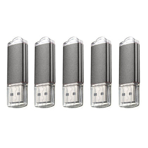 5 x 128MB USB 2.0 Flash Drive Candy Black Memory Storage Thumb U Disk