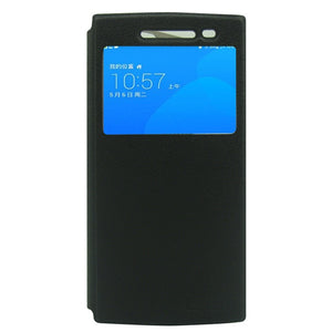 PU Leather View Window Protective Case For Elephone G6