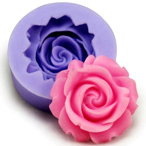 3D Silicone Rose Fondant Mold Pasrty Cake Decorating Mould Baking Tool Bakeware