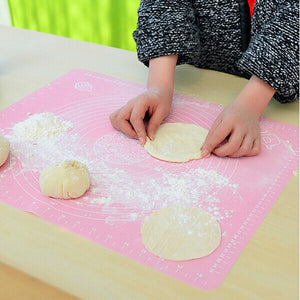 Large Silicone Dough Rolling Fondant Mat 50x40CM