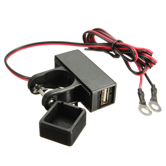 22mm 12V Motorcycle ATV Waterproof USB Power Charger Socket