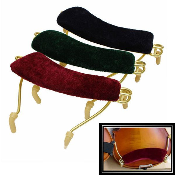 3 Colors Professional Soft Spring Shoulder Rest Pad for 3/4 & 4/4 Size Violin