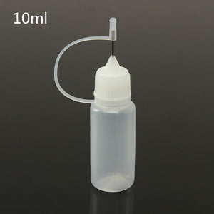 10ml Metal Needle Empty Plastic Bottle Shisha E Cig Liquid Dropper