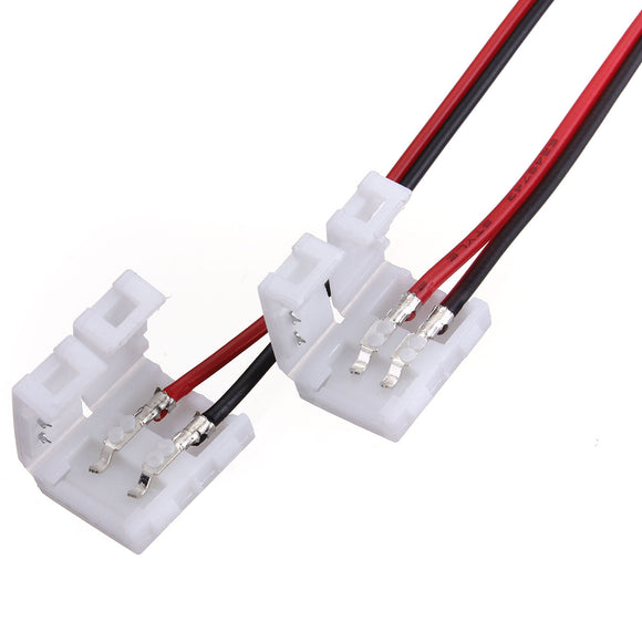 10x2-Pins Connector For Led Strip Wire 3528/5050 With PCB Ribbon