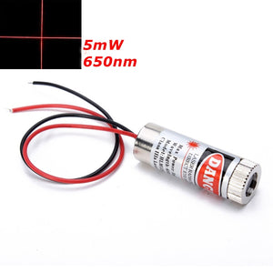 650nm 5mW Focusable Red Cross Laser Module Laser Generator Diode