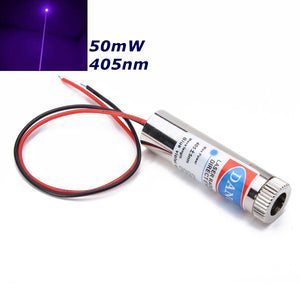 405nm 50mW Focusable Violet Dot Laser Module Laser Generator Diode