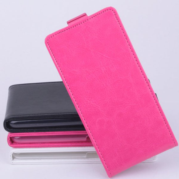 Up-Down Flip PU Leather Magnetic Protective Case For Lenovo A526