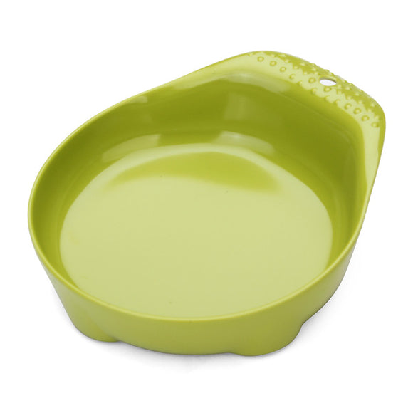 DB-11 Pet Bowl Scoop Ladle Shape Plastic No-slip Feeder