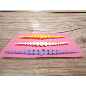 3D Pearl Necklace Silicone Fondant Mold Cake Decorating Mould