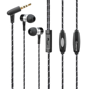 Langston Langsdom I-1 3.5mm Metal In-ear Stereo Earphone Headphone With Mic