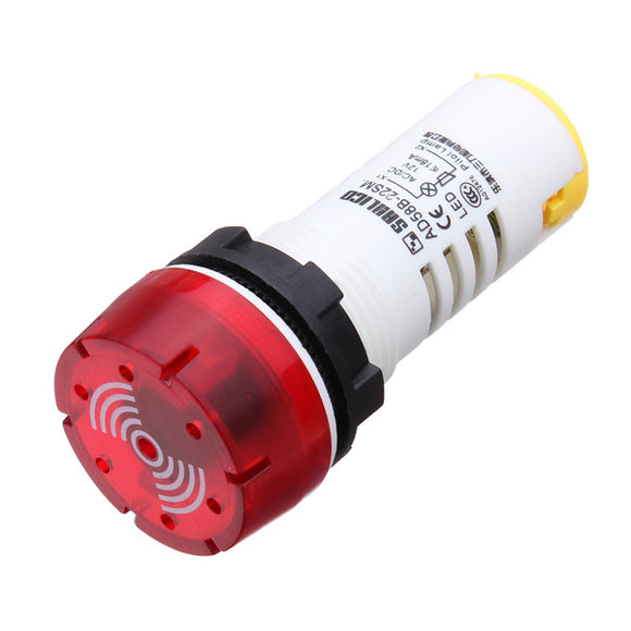 AD58B-22SM LED Indicator Signal Light Flash Intermittent Sound Buzzer