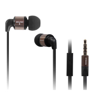 Awei ES-600i In-Ear Earphones With Mic Clear Bass Sport Headphone