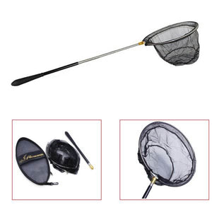 Folding Fishing Nets Portable Stainless Steel Fishing Dip Nets