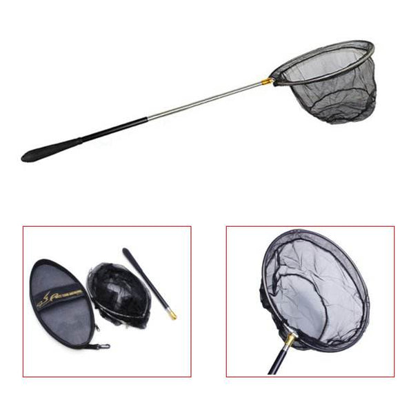 Folding Fishing Nets Portable Stainless Steel Fishing Dip Nets