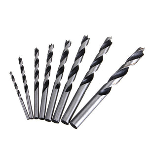 8pcs 3-10mm Woodworking High Carbon Steel Twist Drill Bit Set