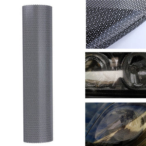 106x28cm Tinting Perforated Mesh Film Fly-Eye Tint Headlight Rear Lamp