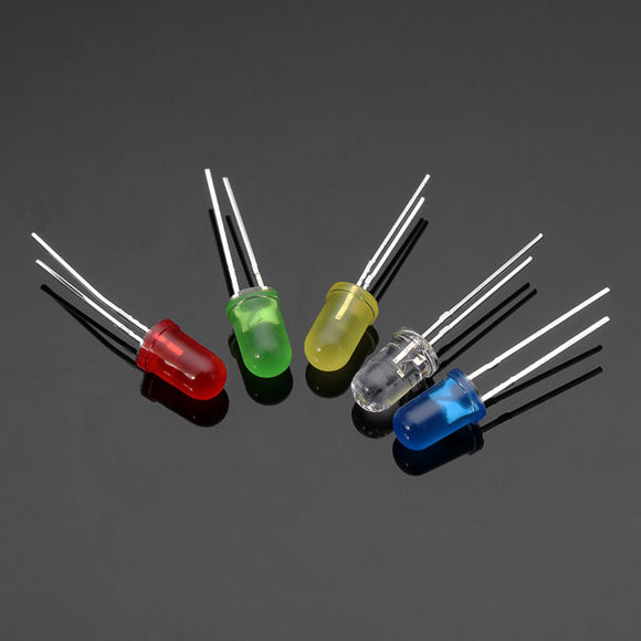 100pcs 20Ma F5 5MM 5Colors Ultra Bright LED Diode