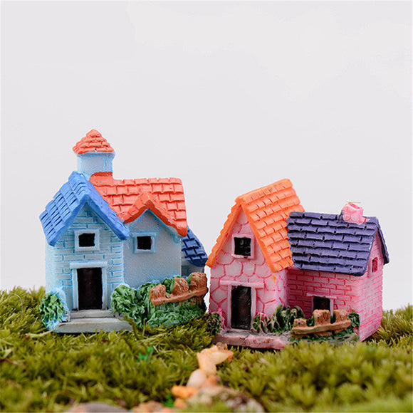 DIY Craft Landscape Dollhouse House Potted Plant Garden Decor