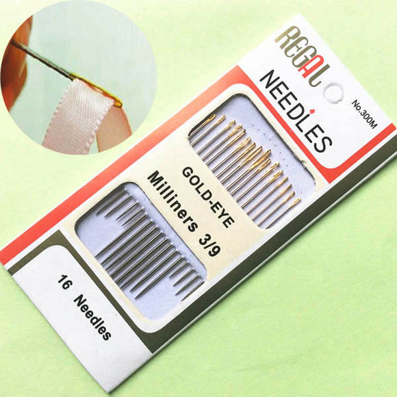 16pcs Sewing Needles Household Clothing Darning Needle DIY Tool