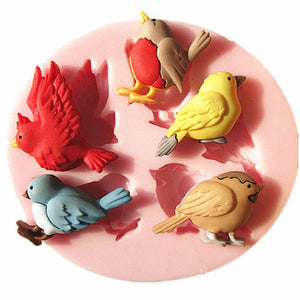 Bird Silicone Fondant Cake Mold Chocolate Mold Kitchen Baking Tools