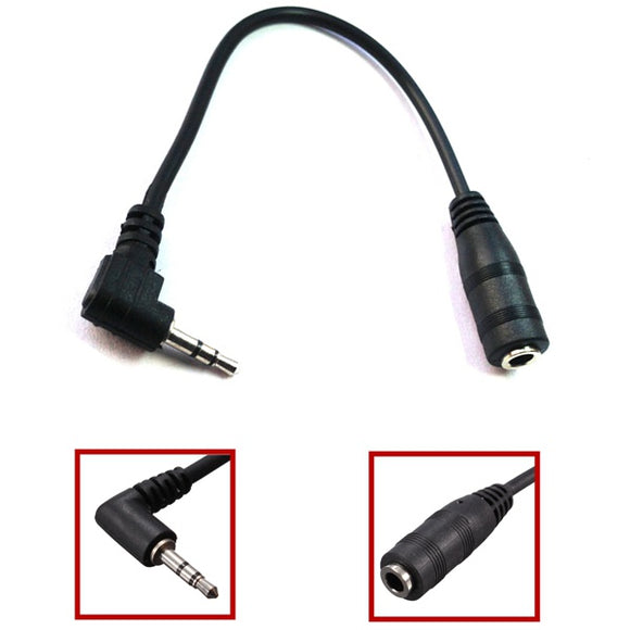 3.5mm Female Socket to 2.5mm Mini Jack Headphone Converter Adapter