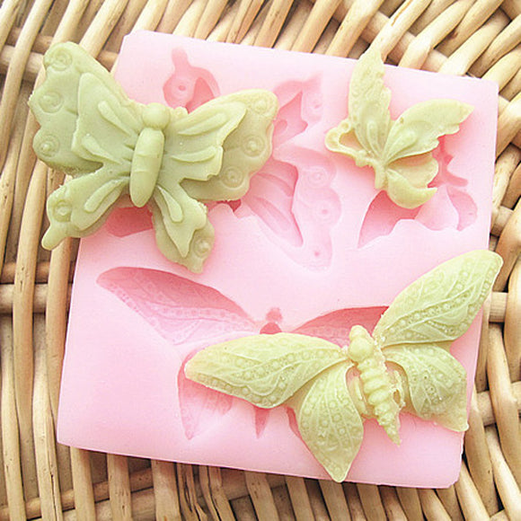 Butterfly Silicone Fondant Cake Mold Soap Mold Chocolate Mold