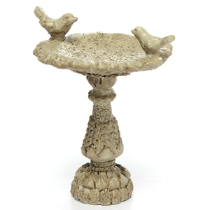 1/12 Dollhouse Miniature Fairy Garden Resin Birdbath Fountain