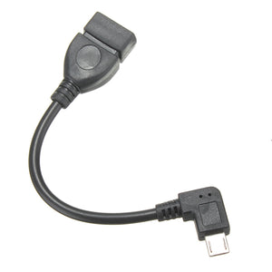 90 Degree Micro USB OTG Cable For Tablet Cell Phone