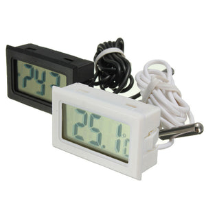 Fish Tank Fridge Incubator Digital Probe Embedded Thermometer