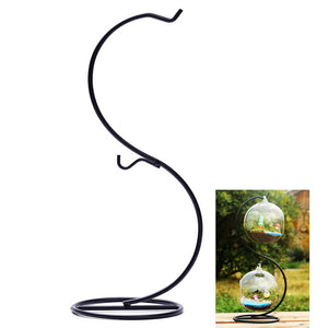 Micro Landscape Suspension S Shaped Hob Iron Rack Garden Decor