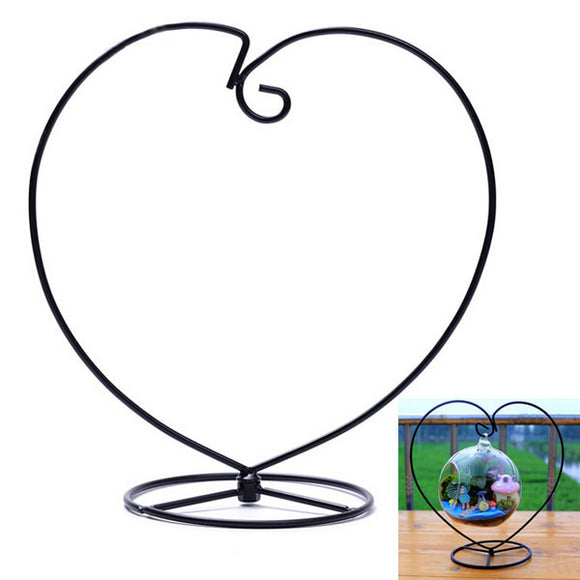 Micro Landscape Suspension Heart Shaped Hob Iron Rack Garden Decor