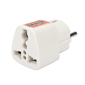 US To EU Travel AC Power Socket Plug Adapter Adaptor Converter