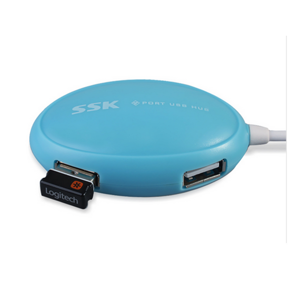 SSK SHU017 4 Port USB HUB 2.0 High Speed For Mobile Phone