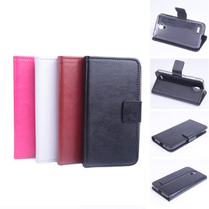 Flip Magnetic Leather Case For Alcatel One Touch Idol 2 Mini 6016D