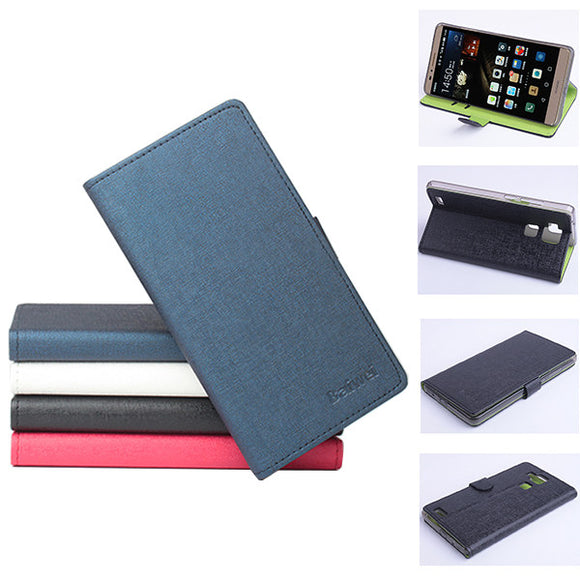 Hit Color Flip PU Leather Protective Case For Huawei Mate 7