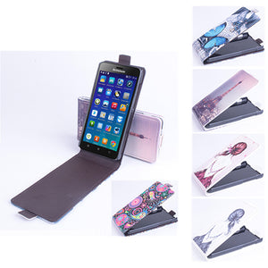 Up Down PU Flip Leather Protective Case Cover For Lenovo S850