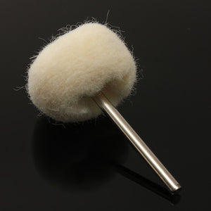 1pcs 3mm Shank Wool Polishing Ball Buffing Wheel For Jade Jewelry