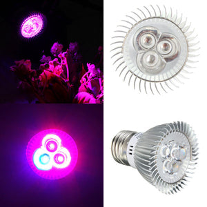 6W E27 Red + Blue LED Plant Grow Light Lamp Flower Hydroponic Globe Bulb 85-265V