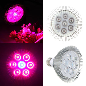 21W E27 Red + Blue LED Plant Grow Light Lamp Flower Hydroponic Globe Bulb 85-265V