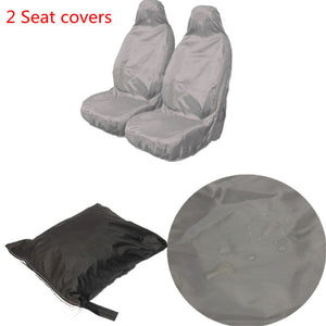 Universal Car Van Waterproof Nylon Heavy Duty Front Seat Covers Protectors